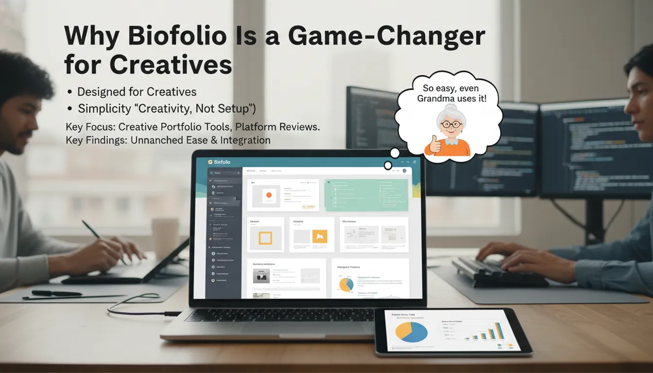 Diverse Templates & Customization Options in Biofolio