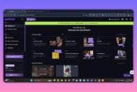 Clear view of QuickReel dashboard with left-hand navigation and AI tools