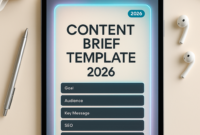 The Only Content Brief Template I Need in 2026