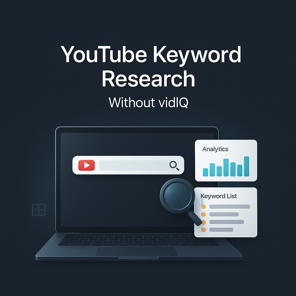 YouTube Keyword Research Without vidIQ: A Practical Method