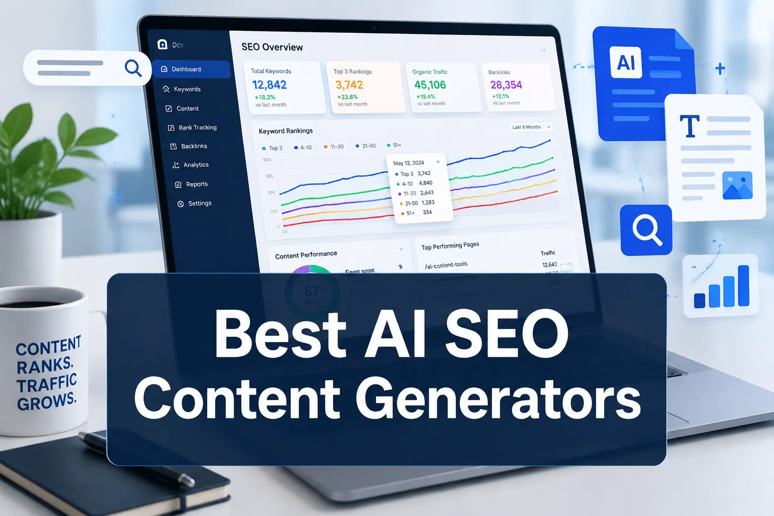 Best AI SEO Content Generators: Tools to Create Search-Optimized Content Automatically