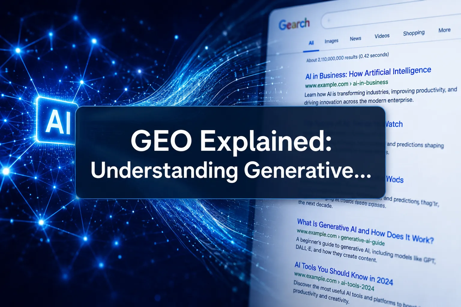 GEO Explained: Understanding Generative Engine Optimization vs Traditional SEO
