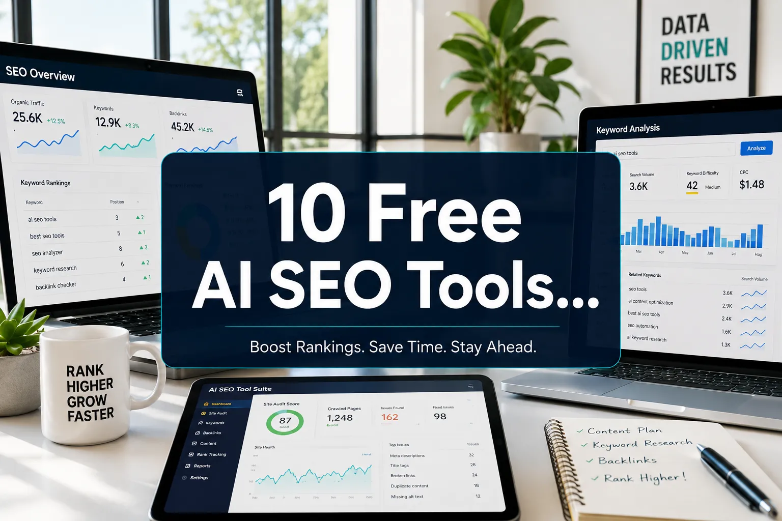 10 Free AI SEO Tools That Give Paid Tools a Run for Their Money