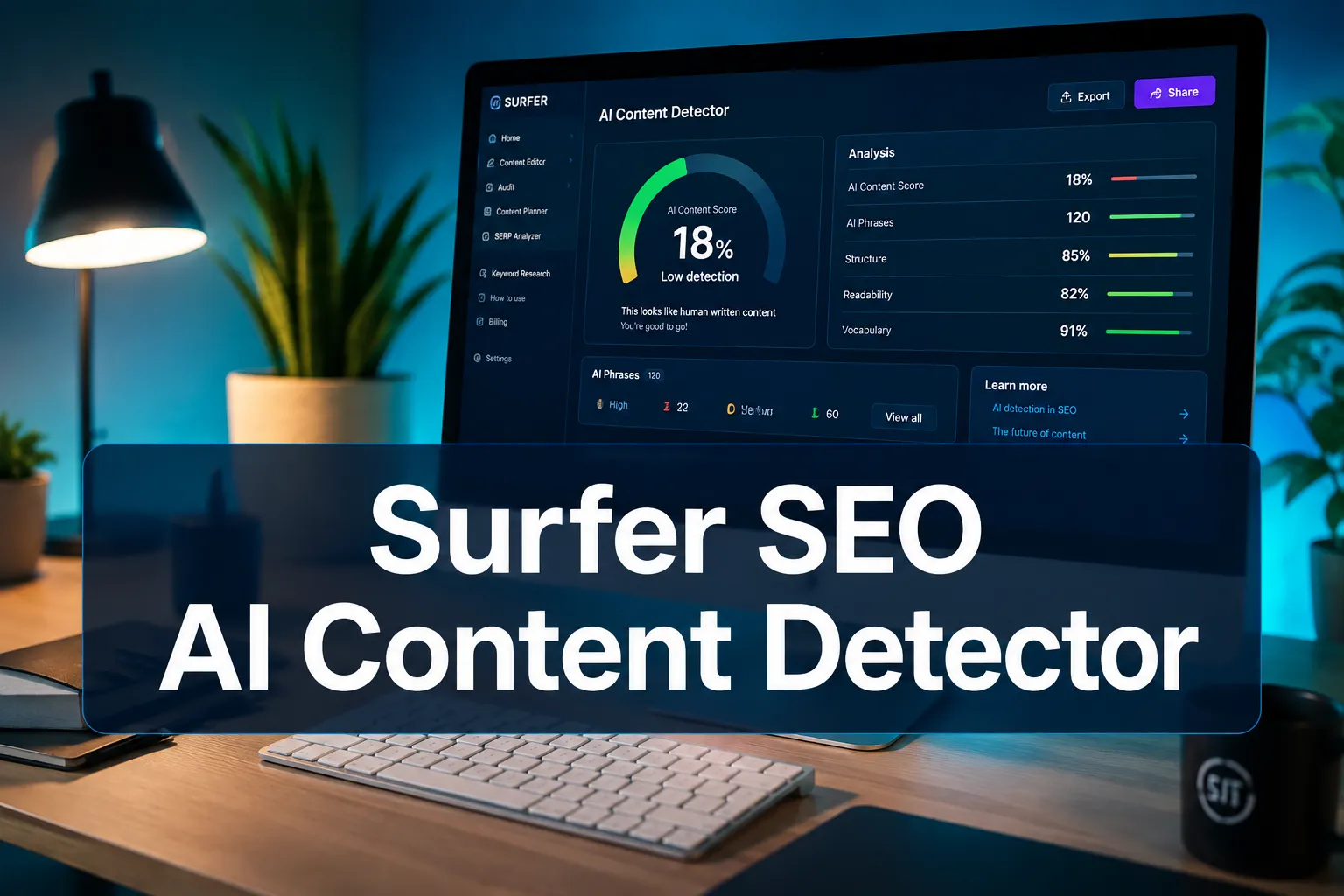 Surfer SEO AI Content Detector: How to Identify AI-Generated Content